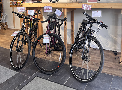 Intérieur magasin de vélos Paris 13